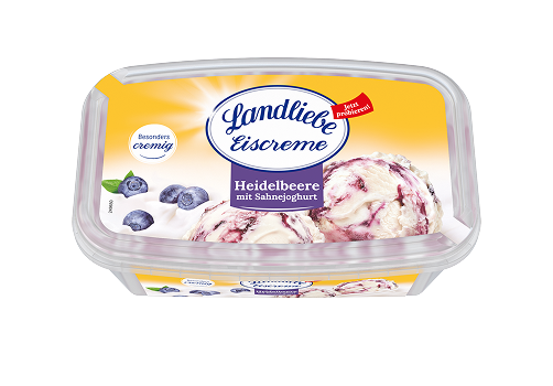 Landliebe Heidelbeere mit Sahnejoghurt